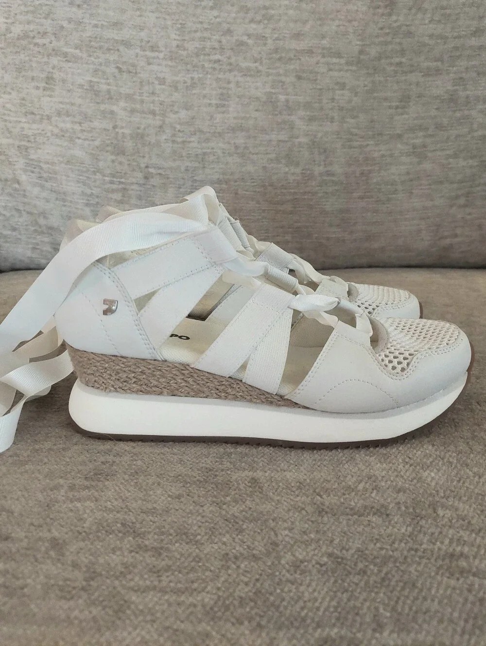 Gioseppo Muir Open Sneakers Espadrille Style With Straps Size 8 US (EU 39)